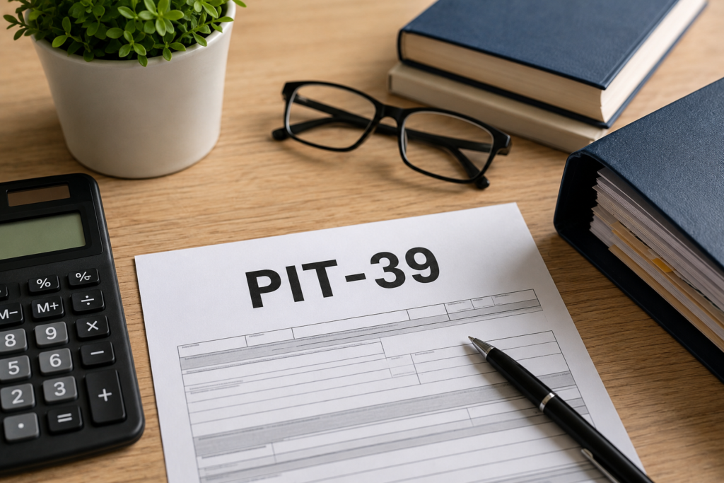 PIT-39. Co to jest i kto go wypełnia?